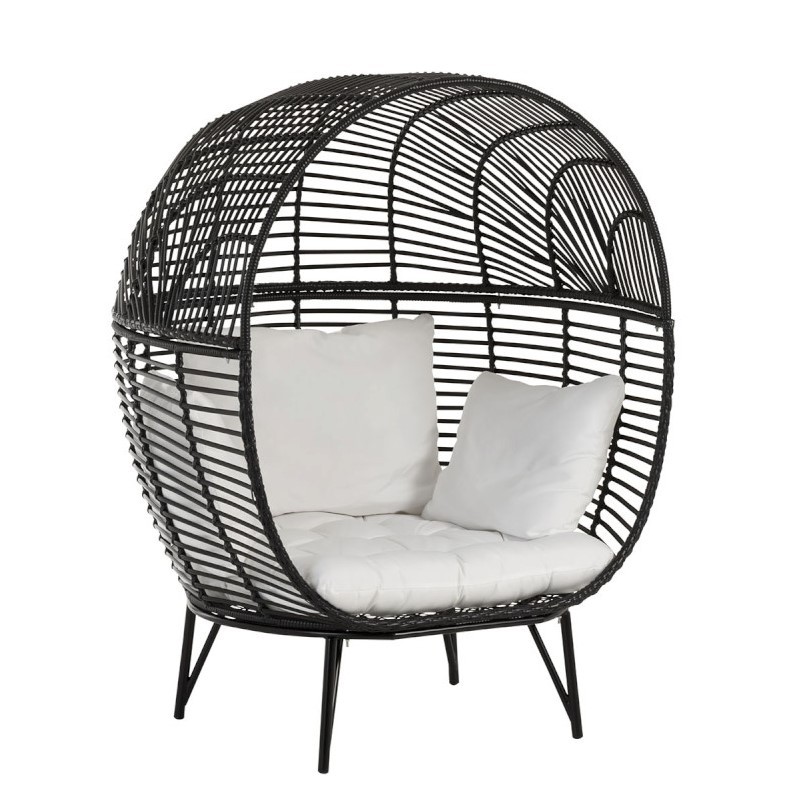G MAMA LOUNGE CHAIR STEEL BLACK - CHAIRS, STOOLS G MAMA LOUNGE CHAIR STEEL BLACK - CHAIRS, STOOLS